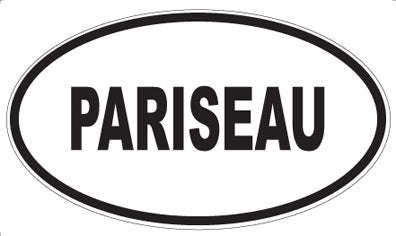 PARISEAU - Oval Magnet