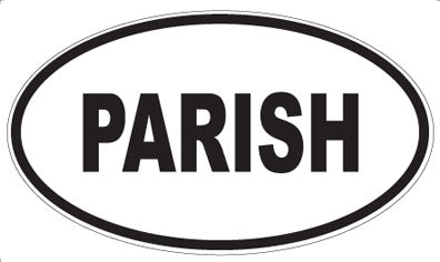 PARISH - Oval Magnet