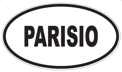 PARISIO - Oval Magnet
