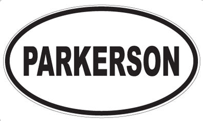 PARKERSON - Oval Sticker
