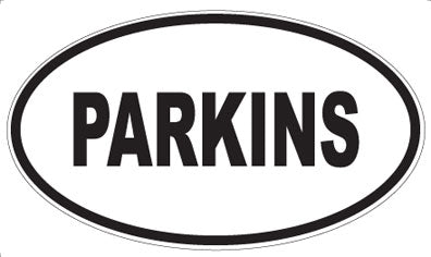 PARKINS - Oval Magnet