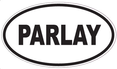 PARLAY - Oval Sticker