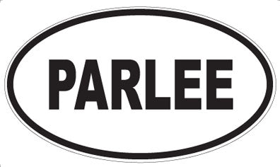 PARLEE - Oval Sticker