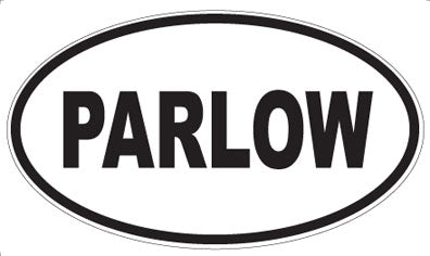 PARLOW - Oval Magnet