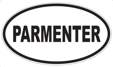 PARMENTER - Oval Magnet