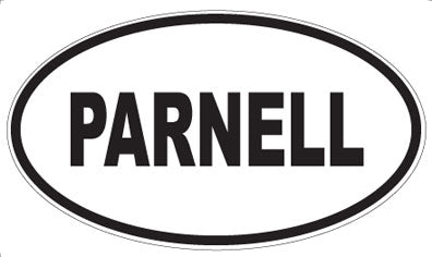 PARNELL - Oval Sticker