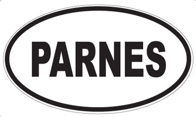 PARNES - Oval Sticker