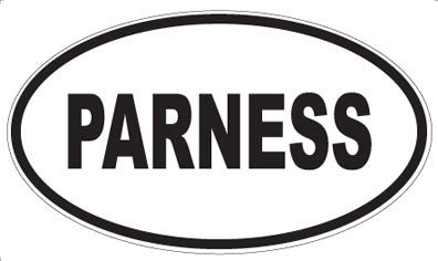 PARNESS - Oval Sticker