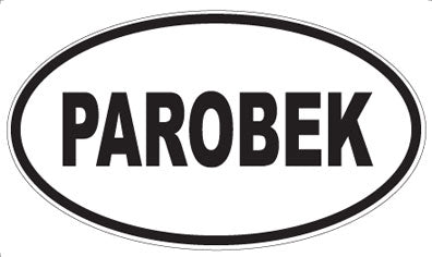 PAROBEK - Oval Magnet