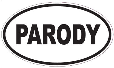 PARODY - Oval Sticker
