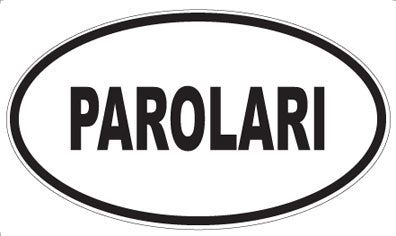 PAROLARI - Oval Magnet