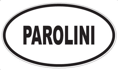 PAROLINI - Oval Sticker