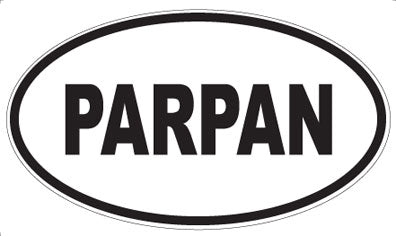 PARPAN - Oval Sticker