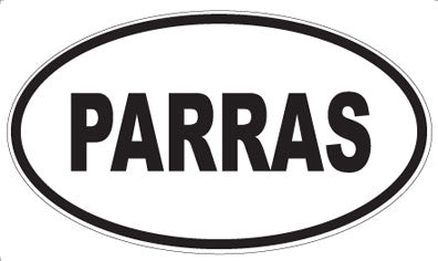 PARRAS - Oval Magnet