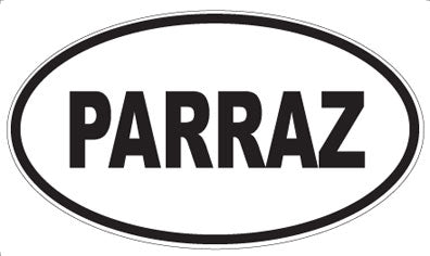 PARRAZ - Oval Magnet