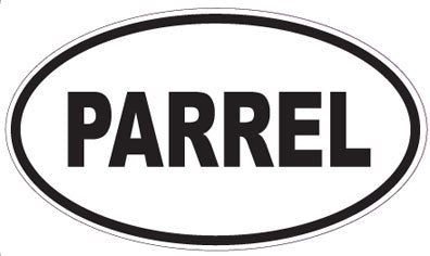 PARREL - Oval Sticker