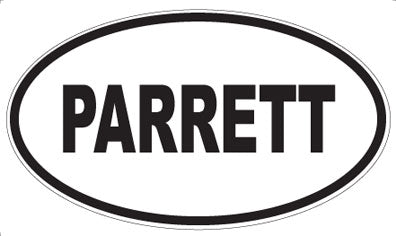 PARRETT - Oval Magnet