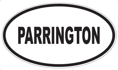 PARRINGTON - Oval Sticker