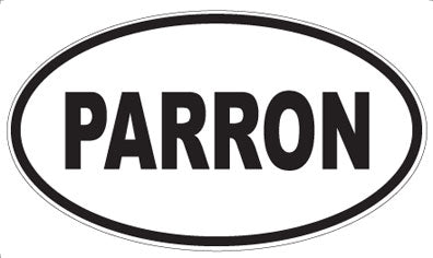 PARRON - Oval Magnet