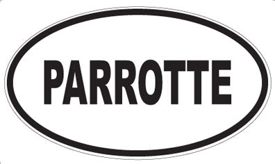PARROTTE - Oval Magnet