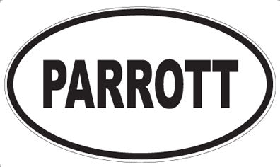 PARROTT - Oval Magnet