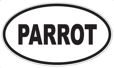 PARROT - Oval Magnet