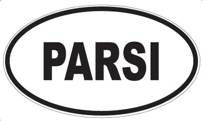 PARSI - Oval Sticker