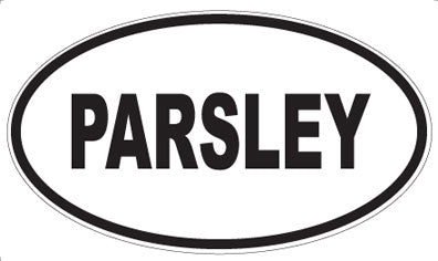 PARSLEY - Oval Magnet