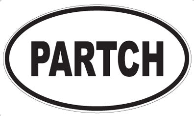 PARTCH - Oval Sticker