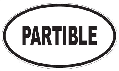 PARTIBLE - Oval Magnet