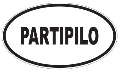 PARTIPILO - Oval Magnet