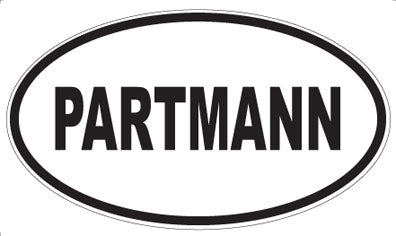 PARTMANN - Oval Sticker