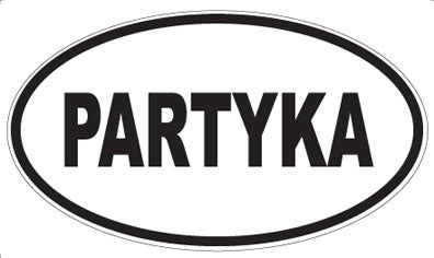 PARTYKA - Oval Magnet