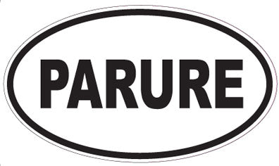 PARURE - Oval Sticker