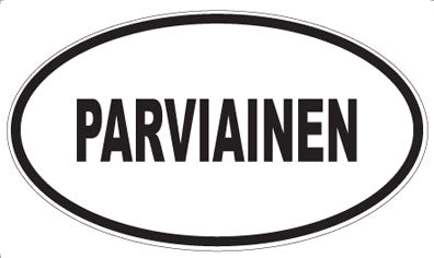 PARVIAINEN - Oval Sticker