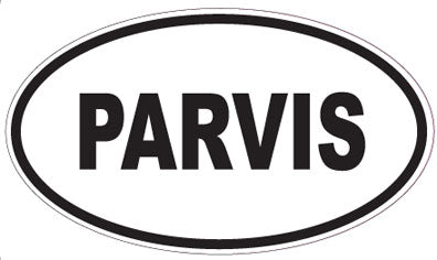 PARVIS - Oval Sticker