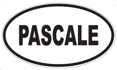 PASCALE - Oval Magnet