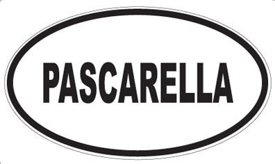 PASCARELLA - Oval Sticker
