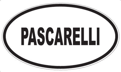 PASCARELLI - Oval Magnet