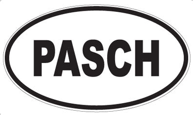 PASCH - Oval Sticker