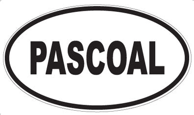PASCOAL - Oval Sticker