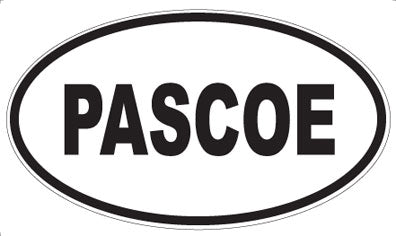 PASCOE - Oval Sticker