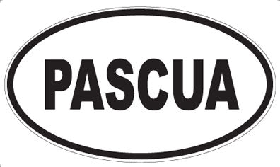 PASCUA - Oval Magnet