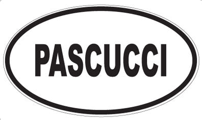 PASCUCCI - Oval Magnet