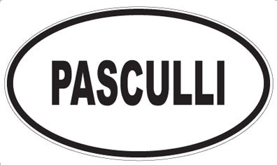 PASCULLI - Oval Sticker