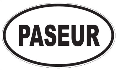 PASEUR - Oval Magnet