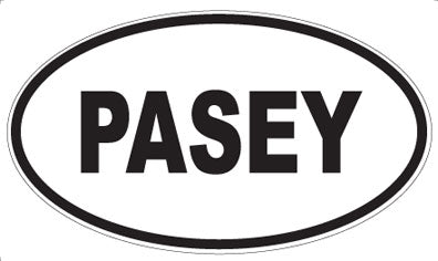 PASEY - Oval Magnet