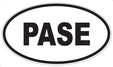 PASE - Oval Magnet
