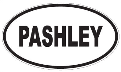 PASHLEY - Oval Magnet