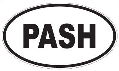PASH - Oval Magnet